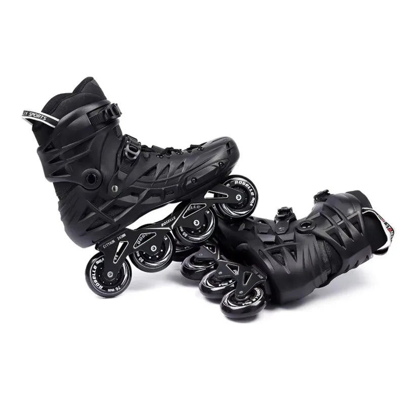 Patines en línea de gran tamaño para hombre y mujer, zapatos de patinaje para adultos, estilo deslizante, patines con ruedas basculantes 45 46