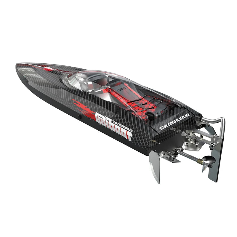 Large high-speed remote-controlled boat 31mph alloy tail kit RC brushless motor (25 inches) UDI022 3S/4S battery high-speed driv