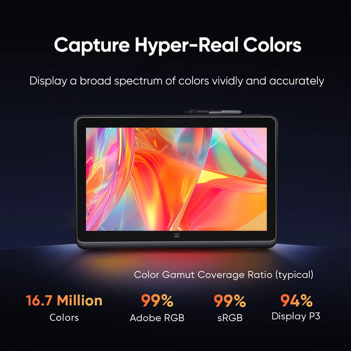 Tableta Gráfica XPPen Artist Pro 22 (Gen 2) con Monitor de Dibujo 2.5K QHD, Lápiz X3 Pro, 16K Niveles de Presión, Verificado por Calman