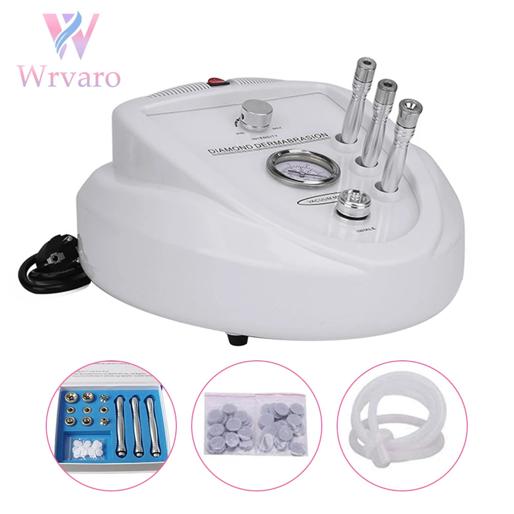 Máquina de microdermoabrasión de diamante 3 en 1, exfoliación en aerosol de agua, dispositivo de rejuvenecimiento para el cuidado de la piel, eliminación de arrugas, belleza facial