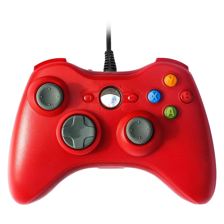 Controlador inalámbrico/con cable para controlador de juego Xbox 360 con Turbo de doble vibración Compatible con Xbox 360/360 Slim y ventana de PC