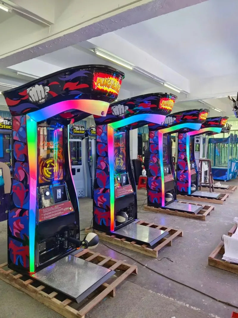 Máquina de Juego Arcade de Boxeo Electrónica Operada con Monedas, Modelo Personalizado de Última Generación
