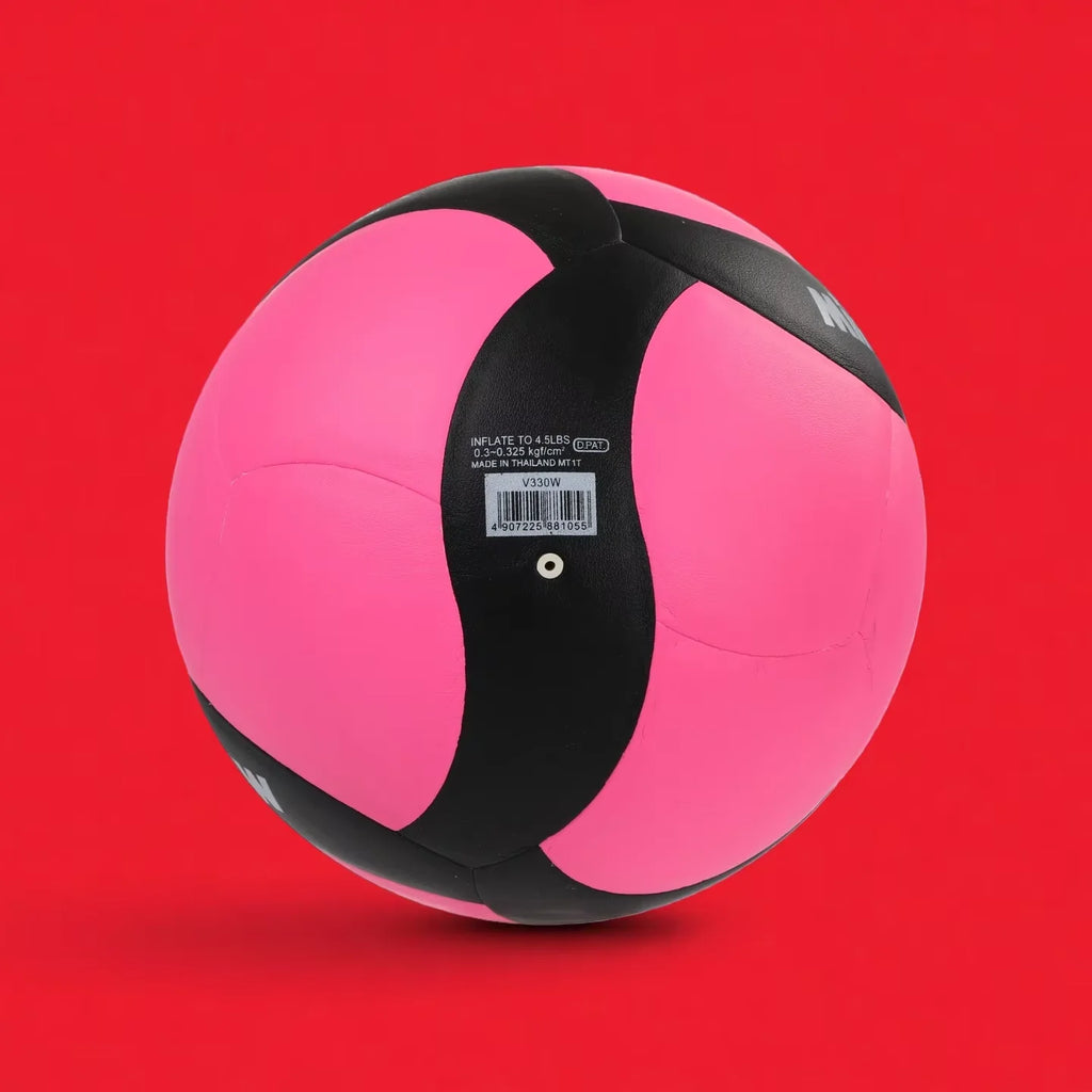 Balón de Voleibol V200W V300W V330W Azul Amarillo Talla 5 de PU de Alta Gama con Pegamento Caliente para Adolescentes y Adultos
