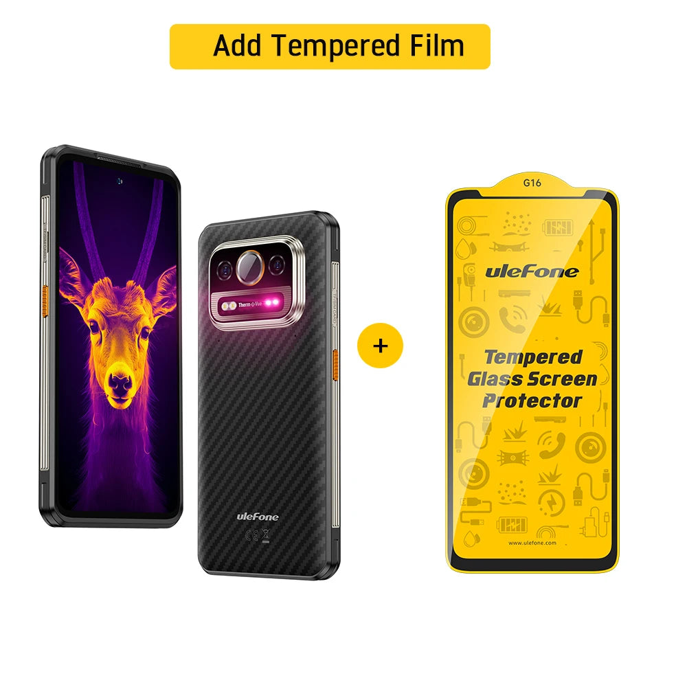 Ulefone Armor 25T Pro 5G Smartphone ultrarresistente Android 15, carga inalámbrica de 30W, 50MP+64MP, visión nocturna, NFC, resistente al agua