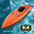 Lancha rápida de control remoto de 2.4G para niños – Juguete de barco RC eléctrico rápido con motor doble, modelo impermeable para piscina y juego al aire libre