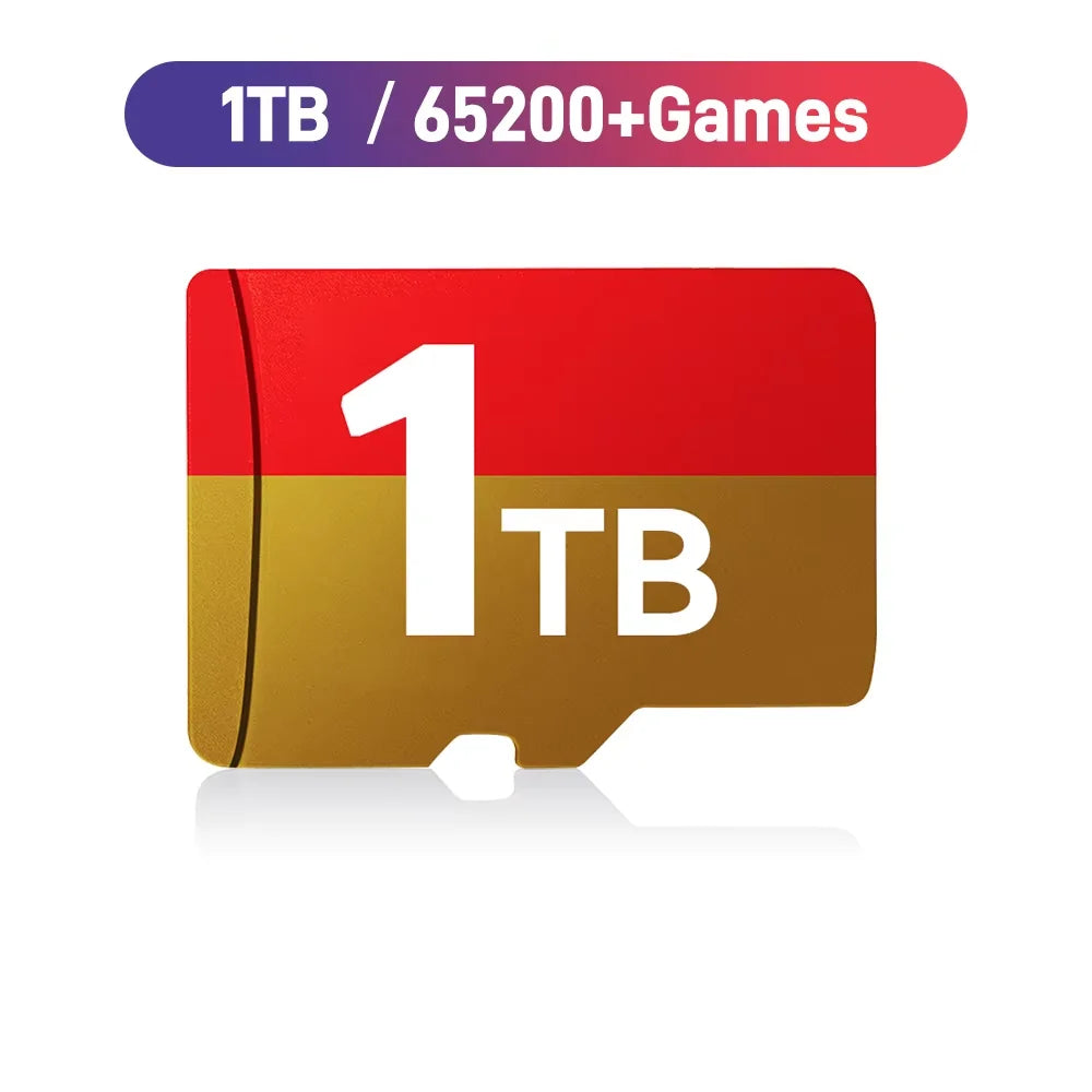 Tarjeta TF de juego Steamdeck, tarjeta de memoria de 1TB/512GB/256GB con más de 65200 juegos, más de 70 emuladores, sistema de batería para Steam Deck/consola de juegos Win/PC