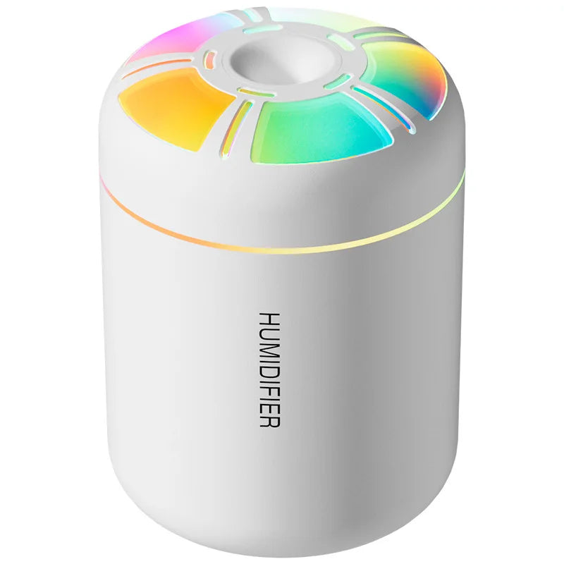 Mini humidificador de aire eléctrico de 180ML, difusor de Aroma USB, purificador de aceites esenciales, luces de Color de aromaterapia para coche, hogar y dormitorio
