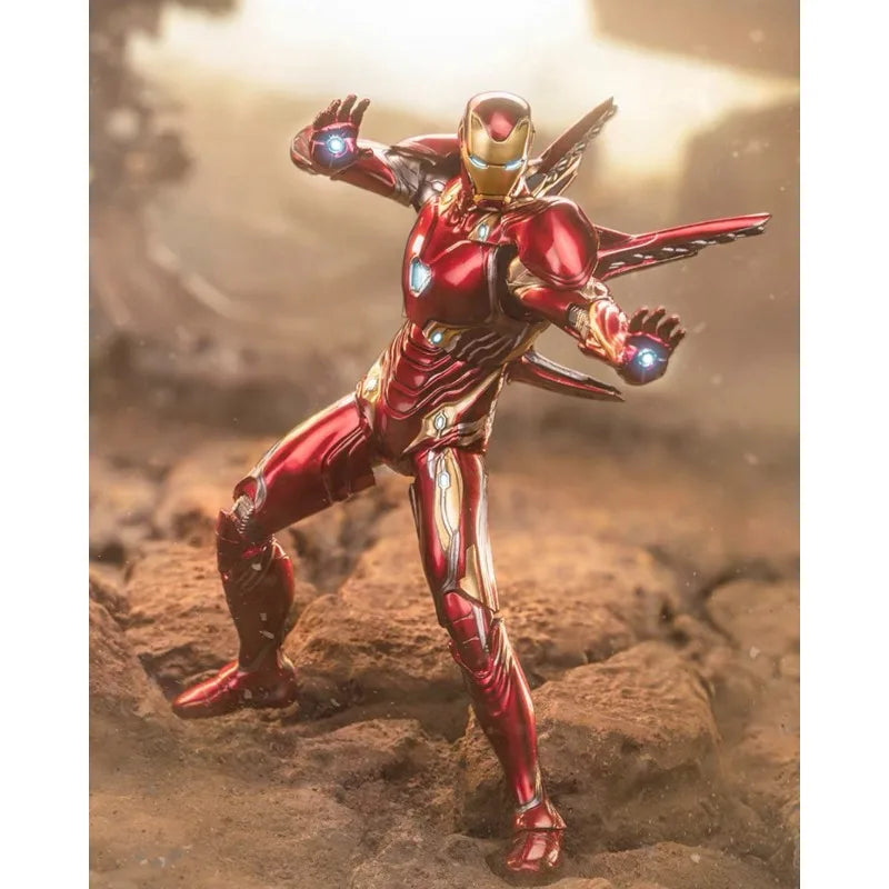 En Stock, Figura de Acción de Iron Man Mark 50 a Escala 1/10 de ZD Toys, Figura Coleccionable de los Vengadores: Infinity War, Modelo Coleccionable para Exhibición
