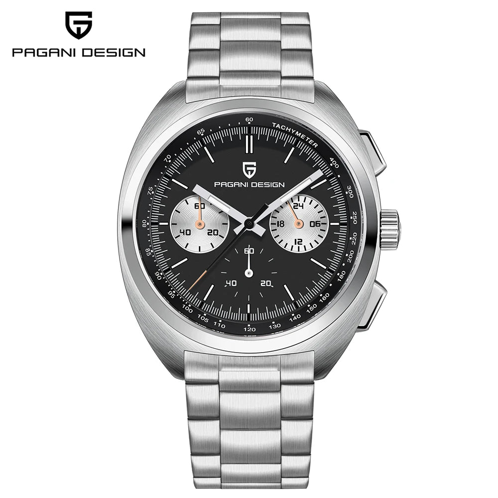 PAGANI DESIGN 2026 New Men's Watches Luxury Quartz Wrist Watch For Men Sapphire Speed Chronograph Retro Dial Clock Reloj Hombre