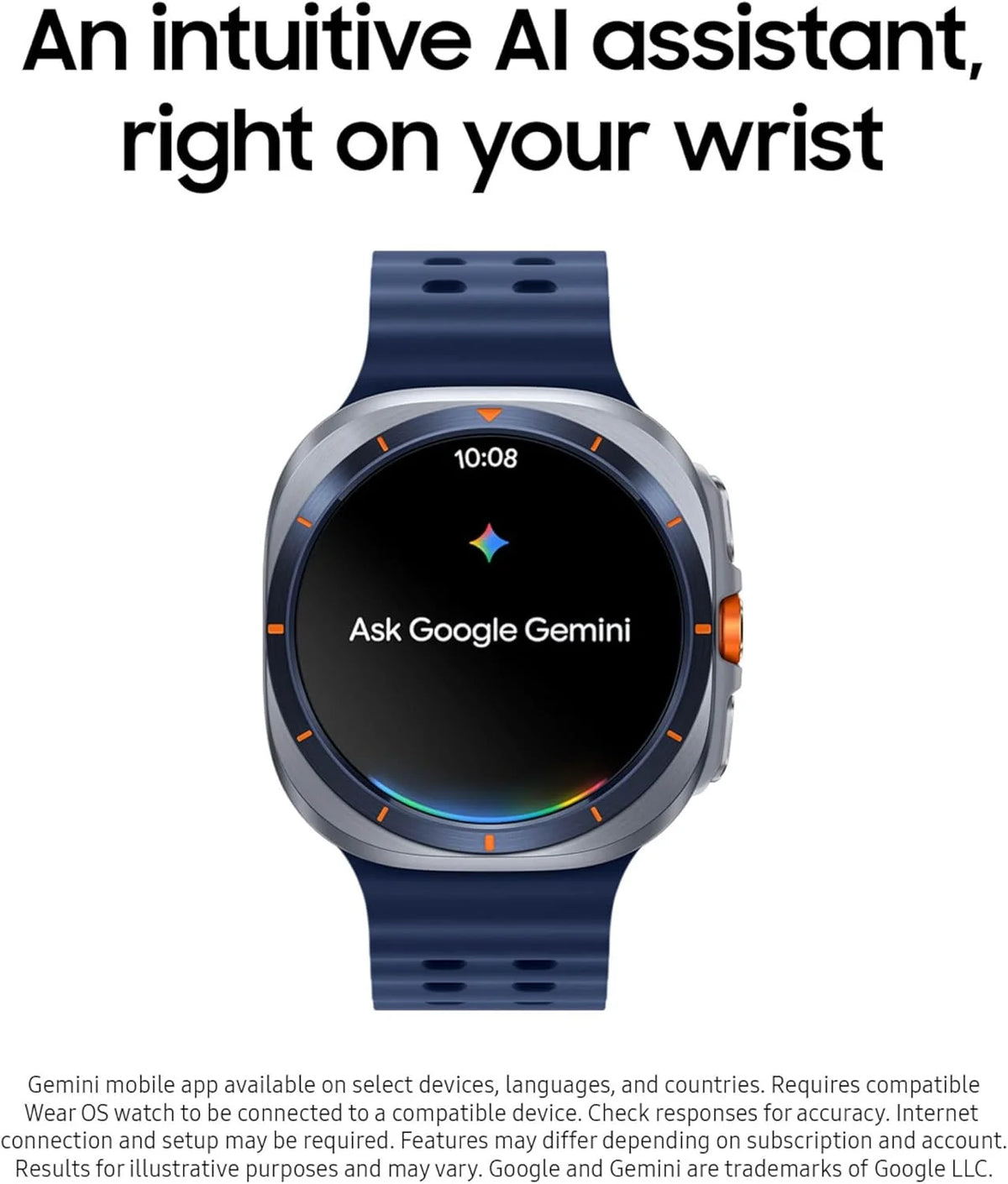 Samsung Galaxy Watch Ultra 2025, Super Amoled, 2+64GB, 1.5 pulgadas, Exynos W1000 (3 nm), 590 mAh, versión LTE, reloj inteligente