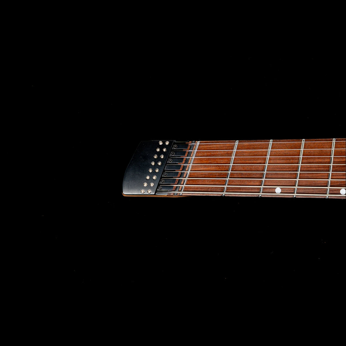 EART Guitars GW-8F, guitarra eléctrica sin cabeza de 8 cuerdas, cuerpo de caoba asado, pastillas HH multiescabeo de 25,5-26,25"