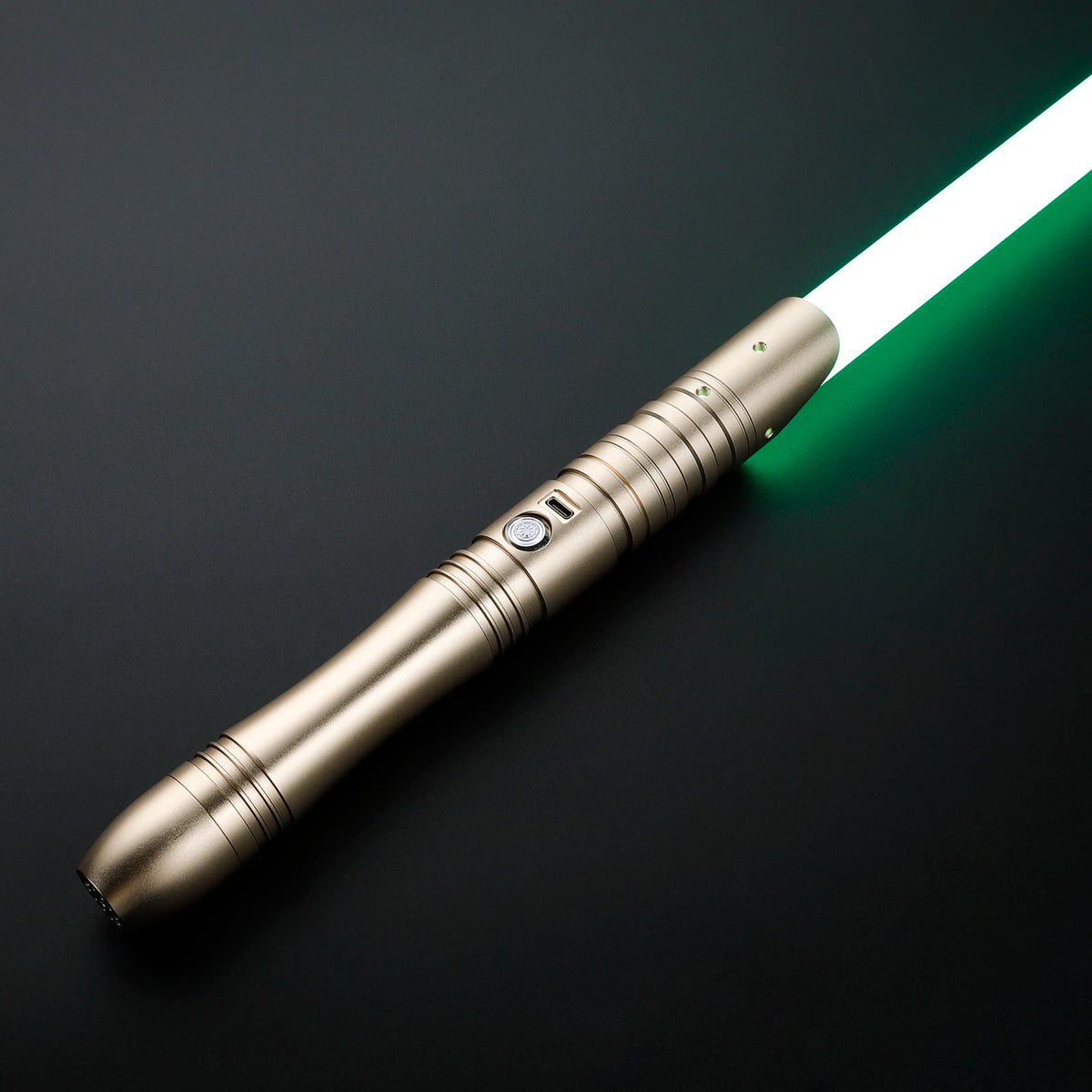 Sable de luz para duelo intenso DamienSaber Xeno3.0 con Bluetooth, swing fluido sensible, cambio de color infinito y 34 fuentes de sonido