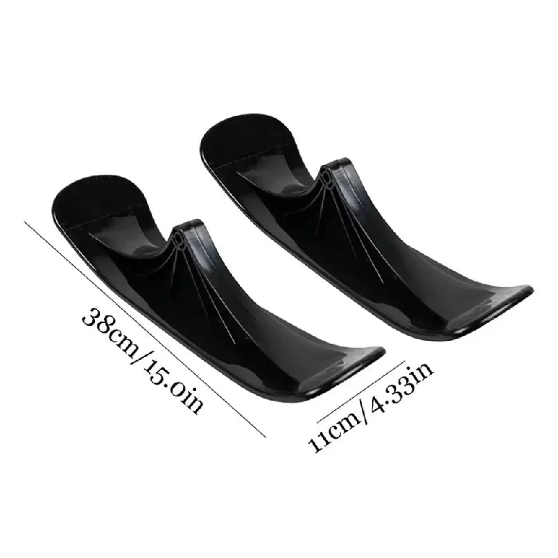 2 Piezas de Trineo para Scooter, Trineo Cálido, Trineo para Bicicleta de Equilibrio, Trineo de Nieve