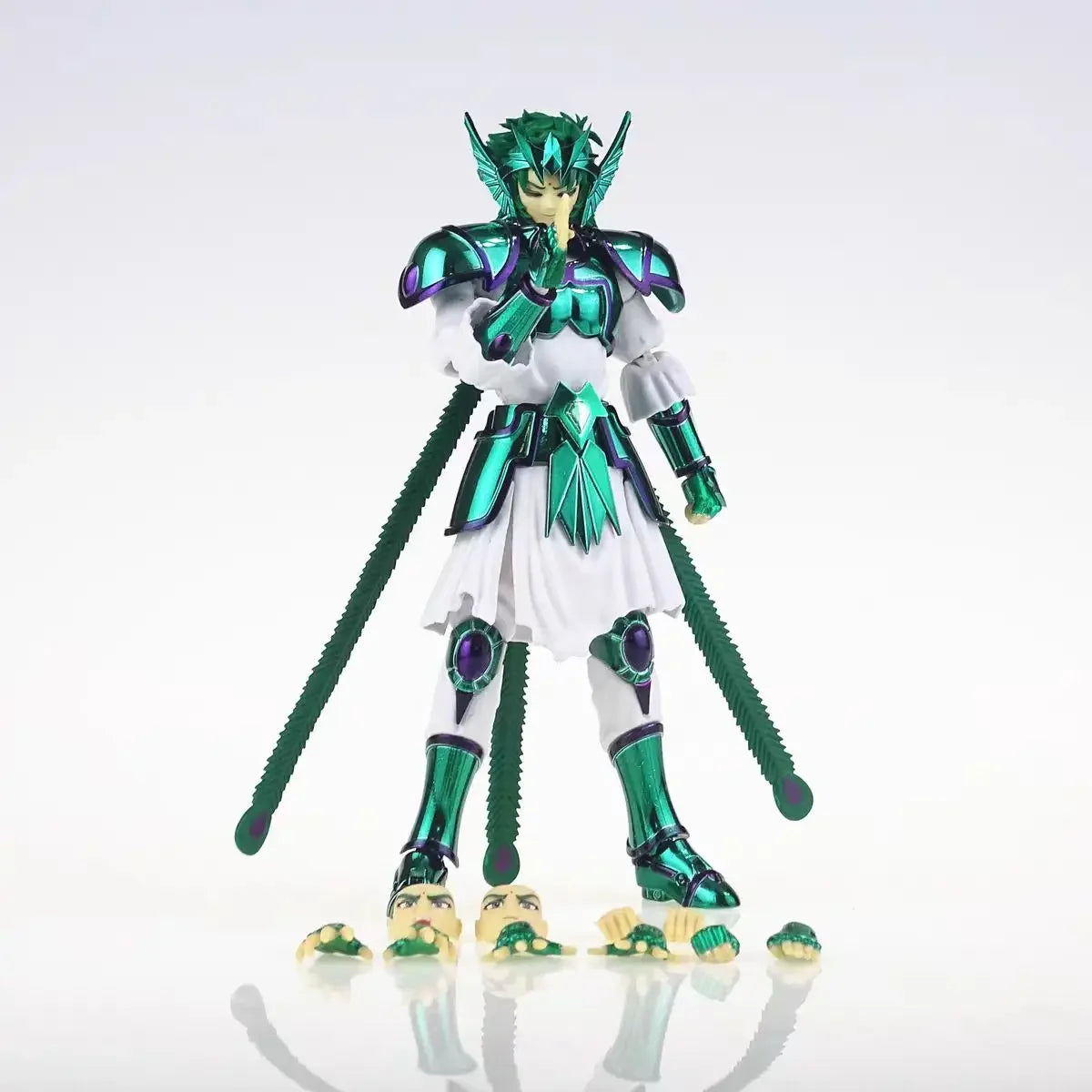 Figura de acción de los Caballeros del Zodiaco, Silver Knights, de CS Model Saint Seiya Myth Cloth EX: Centauro Babel/Arachne/Dante/Capella/Asterion