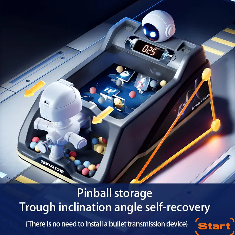 Tablero de puntuación electrónico interactivo educativo para niños, máquina de disparo de Pinball de mesa para interiores, juego de Arcade, juguete para regalo para niños