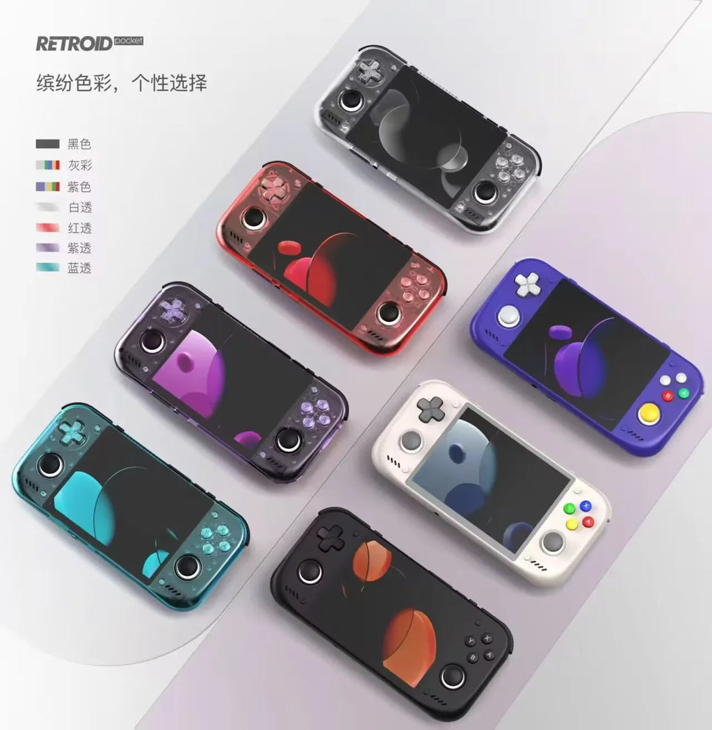 Consola de videojuegos portátil retro Retroid Pocket Nova, 4,5 pulgadas, AMOLED de 120 Hz, Snapdragon 8 Gen2, emulador de PS2, reproductor de juegos Android