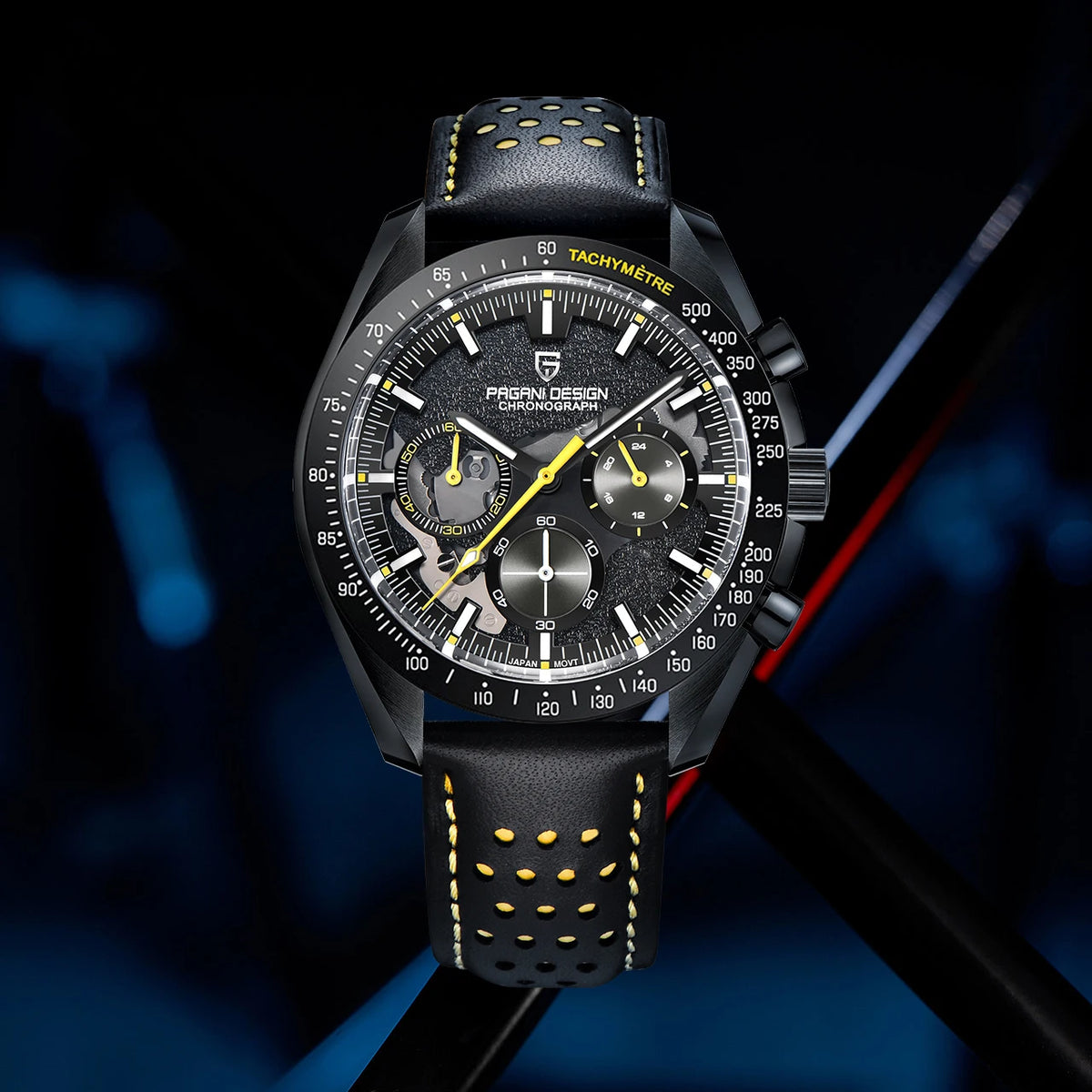 PAGANI DESIGN 2026 Nuevo Reloj Cronógrafo de Cuarzo para Hombre, Reloj de Lujo para Caballero, Cristal de Zafiro con Revestimiento AR, Deportivo e Impermeable, Regalo