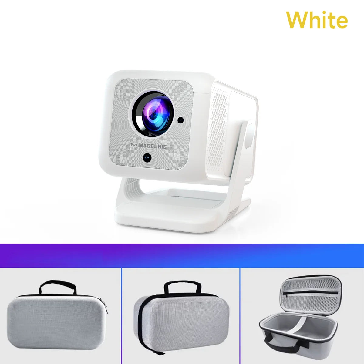 Mini proyector Magcubic HY310X 4K con Full HD 1080P 420ANSI Android 11 Keystone de enfoque automático para proyector de soporte de cine al aire libre