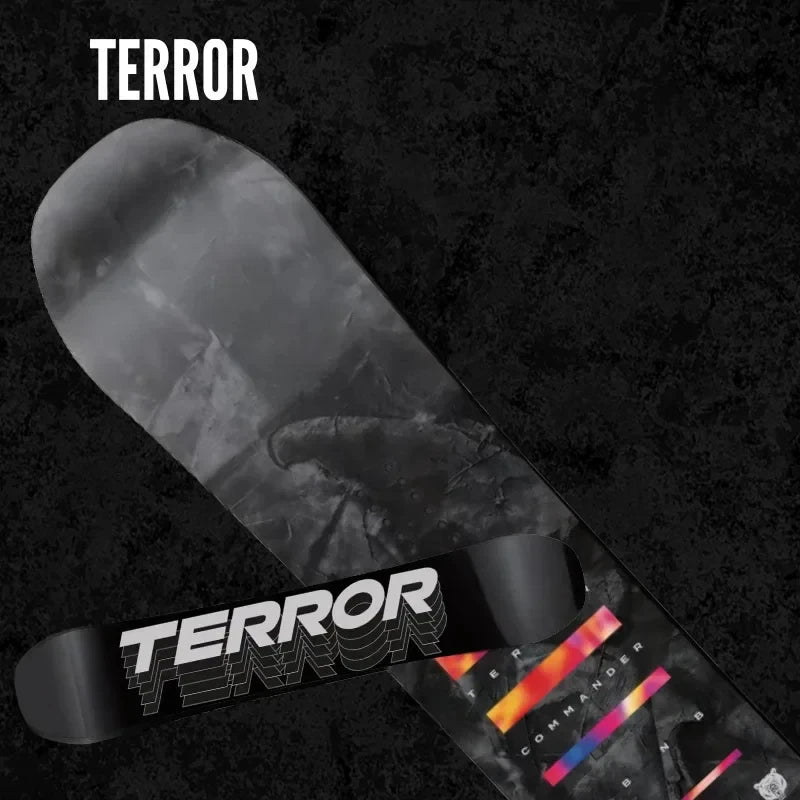 Conjunto de Tabla de Snowboard Commander para Adultos, Estilo Libre y All-Mountain: Equipo Profesional para Hombres y Mujeres