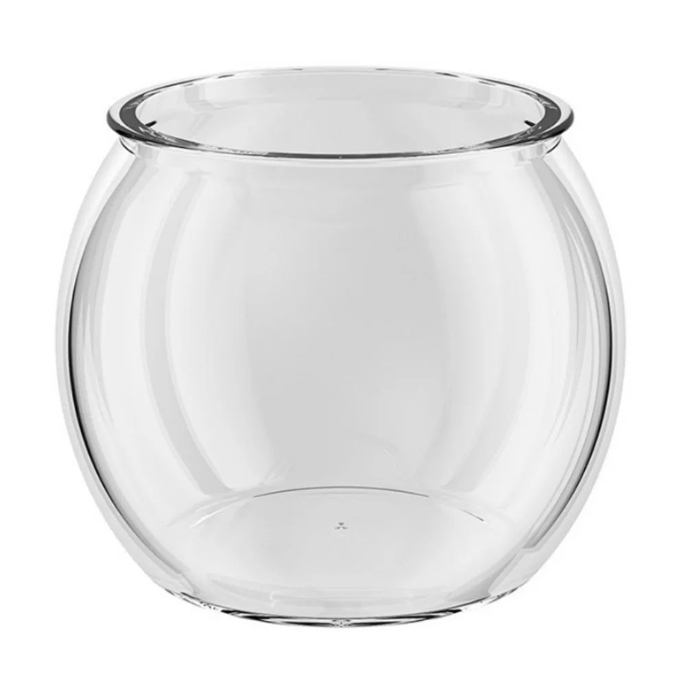Ultra Clear Round Fish Bowl Goldfish Bowl Household Desktop Fish Tank 360-Degree View Shatterproof Fish Viewing Tank