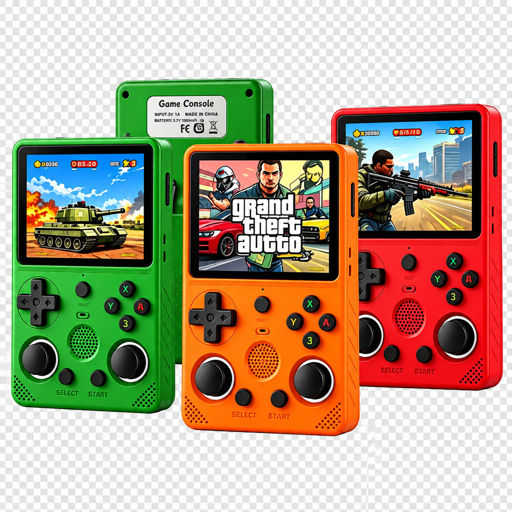 Consola de videojuegos portátil retro RG36max 2026, pantalla HD IPS de 3.5 pulgadas, más de 30,000 juegos, sistema Linux de código abierto