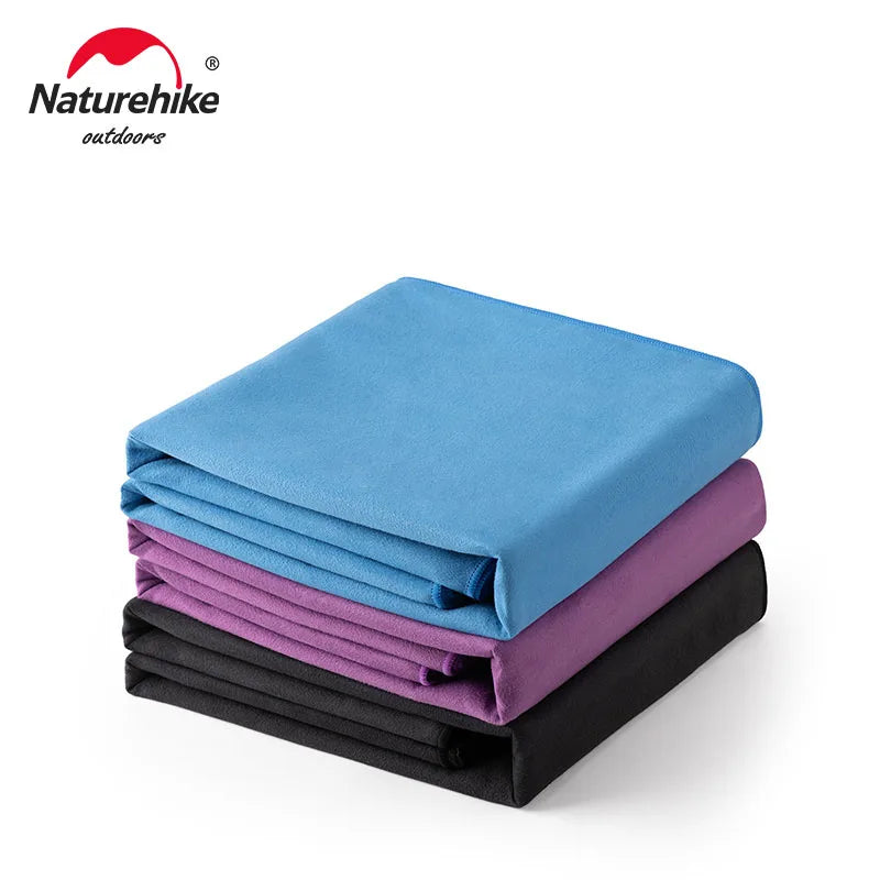 Naturehike-Toalla ultraligera de secado rápido, portátil, de microfibra, compacta, para acampar, nadar, deporte, Fitness, NH20FS009