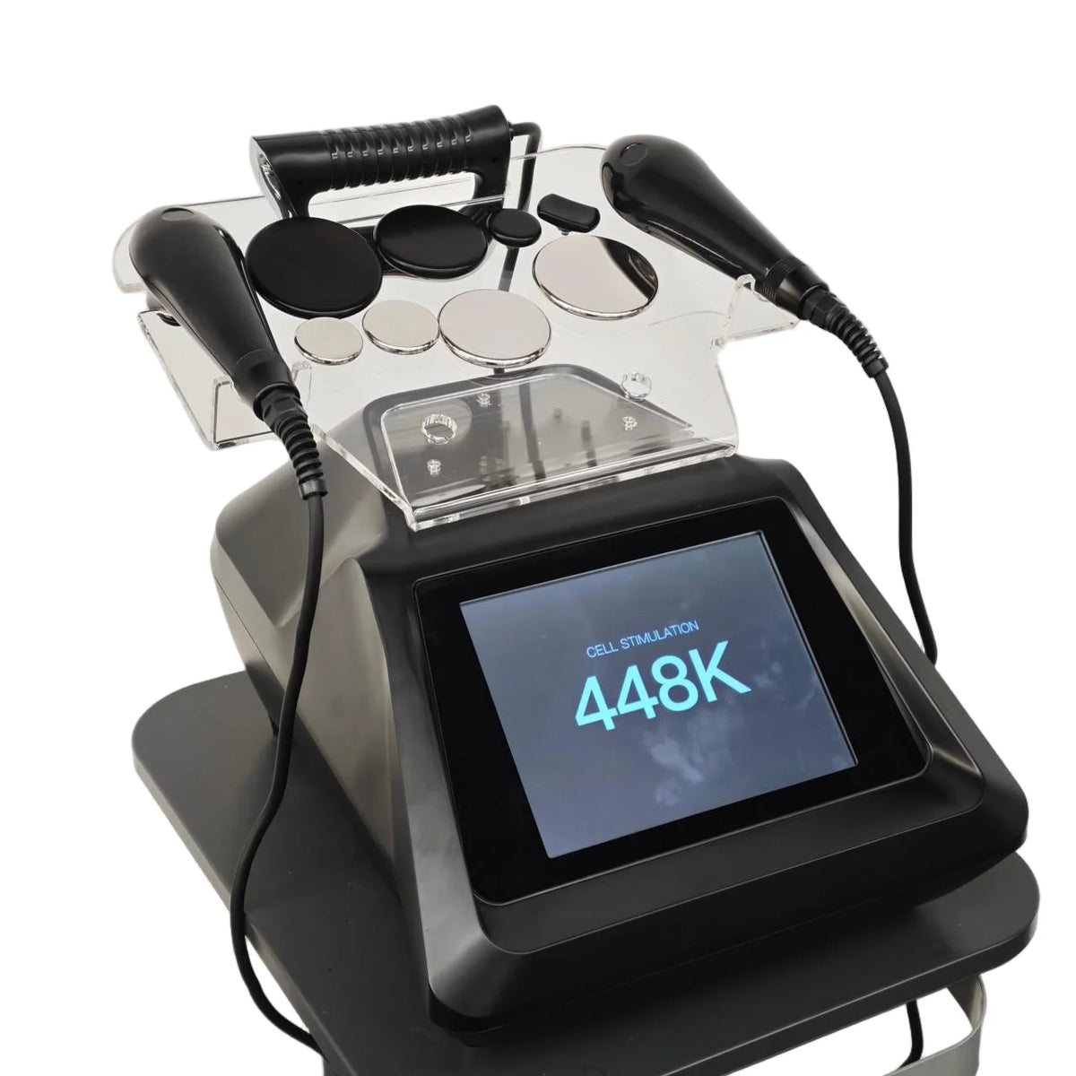 Dispositivo de Terapia Térmica Tecar, Máquina de Fisioterapia con Radiofrecuencia, Equipo de Terapia de Calor, Alivio del Dolor, Belleza, Adelgazamiento, Masaje Corporal Profesional 448K