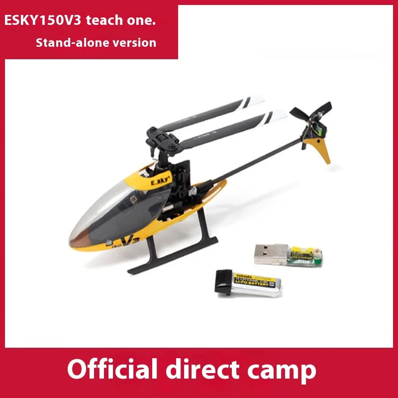 ESKY 150V3 Helicóptero RC para principiantes: vuelo estable, giroscopio de 6 ejes, retención de altitud, diseño sin alerón