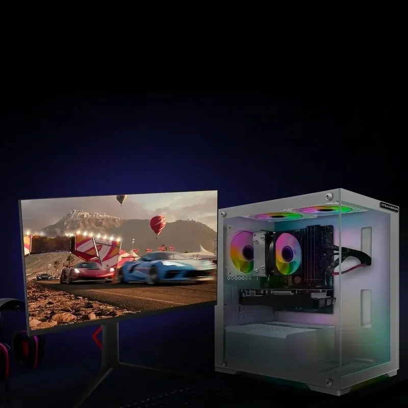 Computadora de Escritorio para Juegos HOME-Gaming, AMD Ryzen 4500G 3.6G, GeForce RTX 1060 6G, 16G DDR4, 512G SSD, 600M Wi-Fi