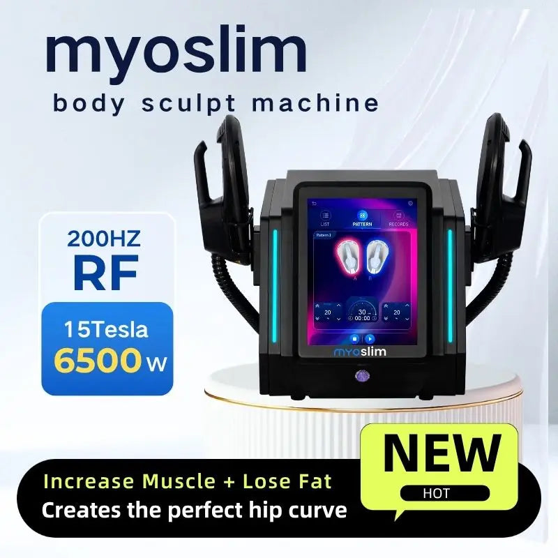 Máquina Adelgazante Myoslim 15 Tesla NEO, Perder Peso, Nova EMS, Estimulador Muscular Eléctrico, Esculpidor Corporal No Invasivo
