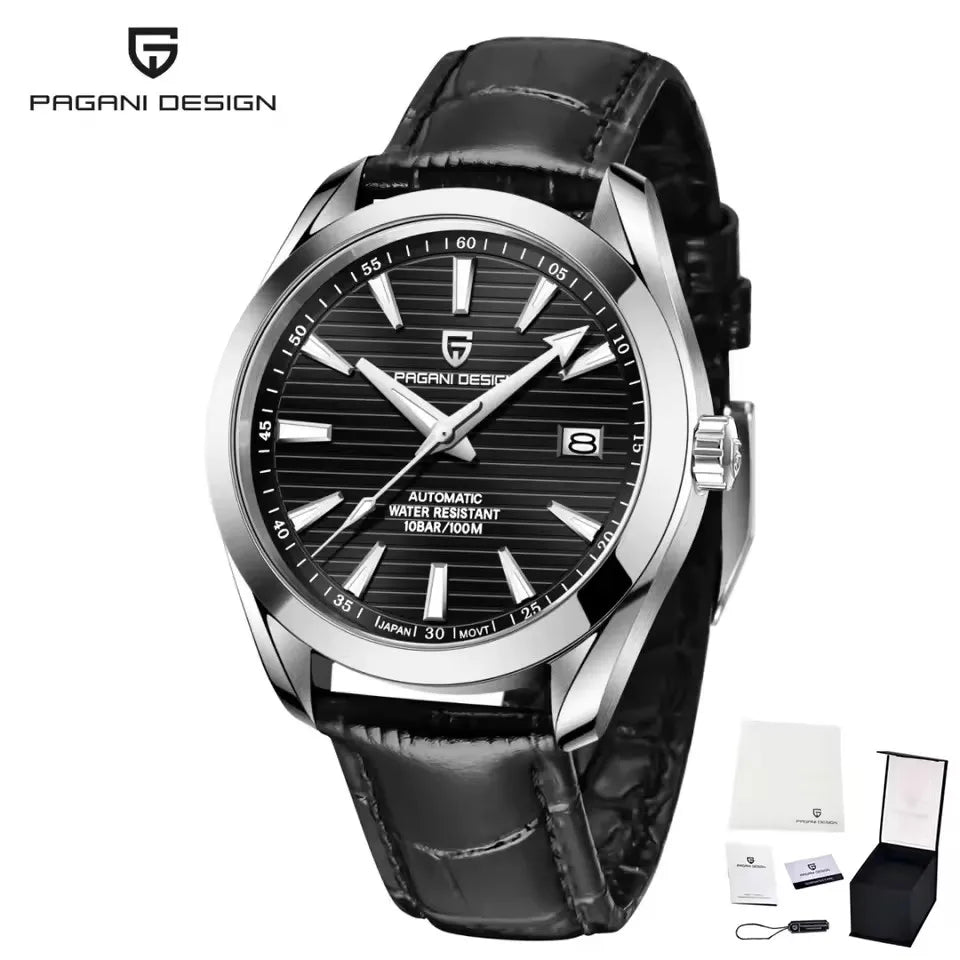 Reloj mecánico para hombre PAGANI DESIGN PD-1688 V3, resistente al agua 100M, cristal de zafiro, reloj de negocios de acero inoxidable para hombre