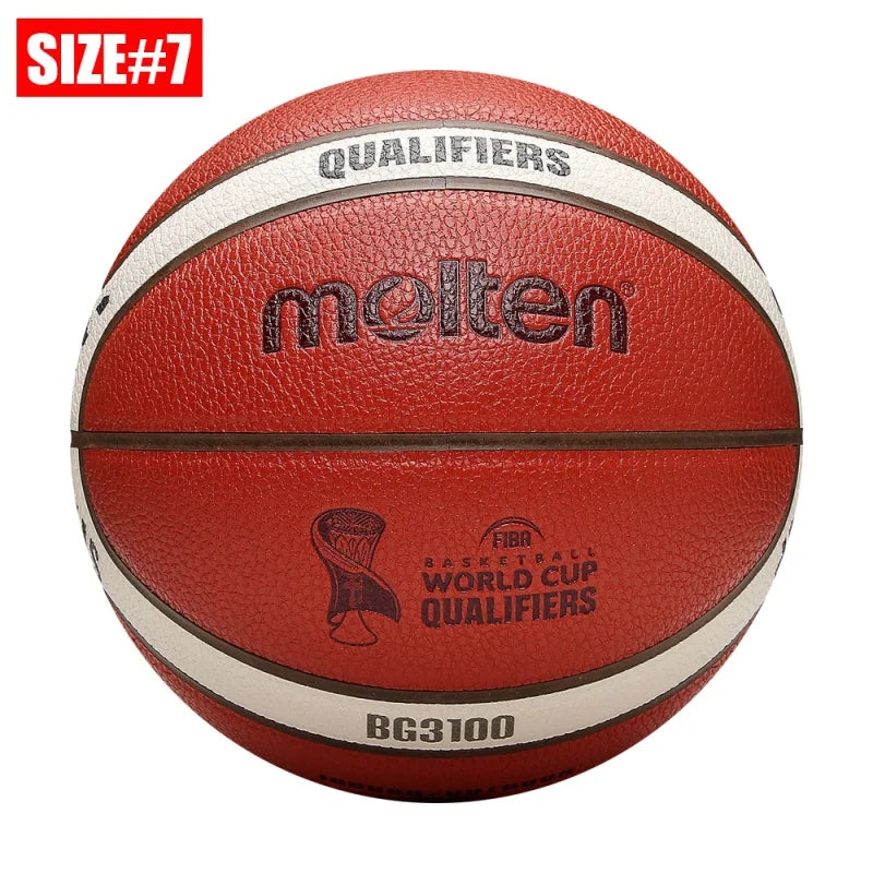 Balón de Baloncesto Molten 2026, Tamaño Oficial 7/6/5, Material PU, para Interior y Exterior, Entrenamiento, Partidos, Equipo, Baloncesto Original