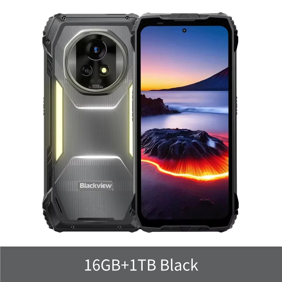 Blackview XPLORE 2 Projector 5G AI Rugged Smartphone, 6.73" 3.2K AMOLED Display, 50MP Camera, 20000mAh, Outdoor Mobile Phone NFC