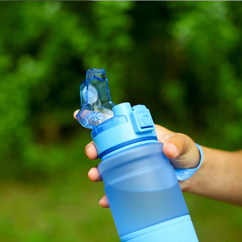 ZORRI-botella de agua para deportes al aire libre, Material Tritan, coctelera de proteínas, Camping, senderismo, libre de Bpa, para niños, Borraccia Gourde