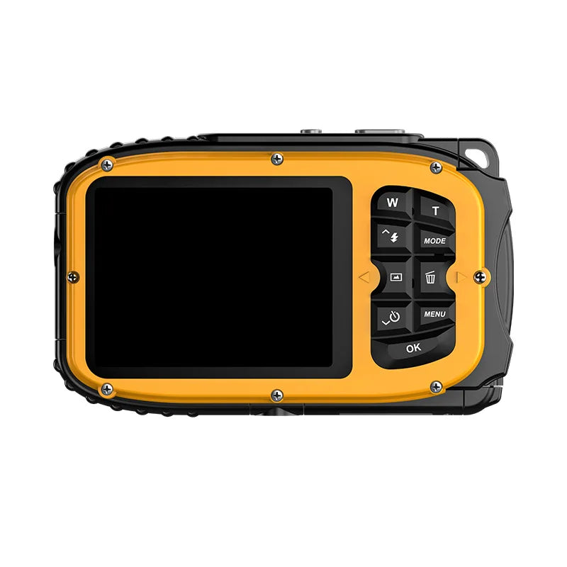 Cámara Deportiva Digital Sumergible IP68 de 5 Metros con 24MP o Superior, Zoom Digital de 16X y Pantalla IPS de 2.4 Pulgadas para Natación, Buceo y Deportes