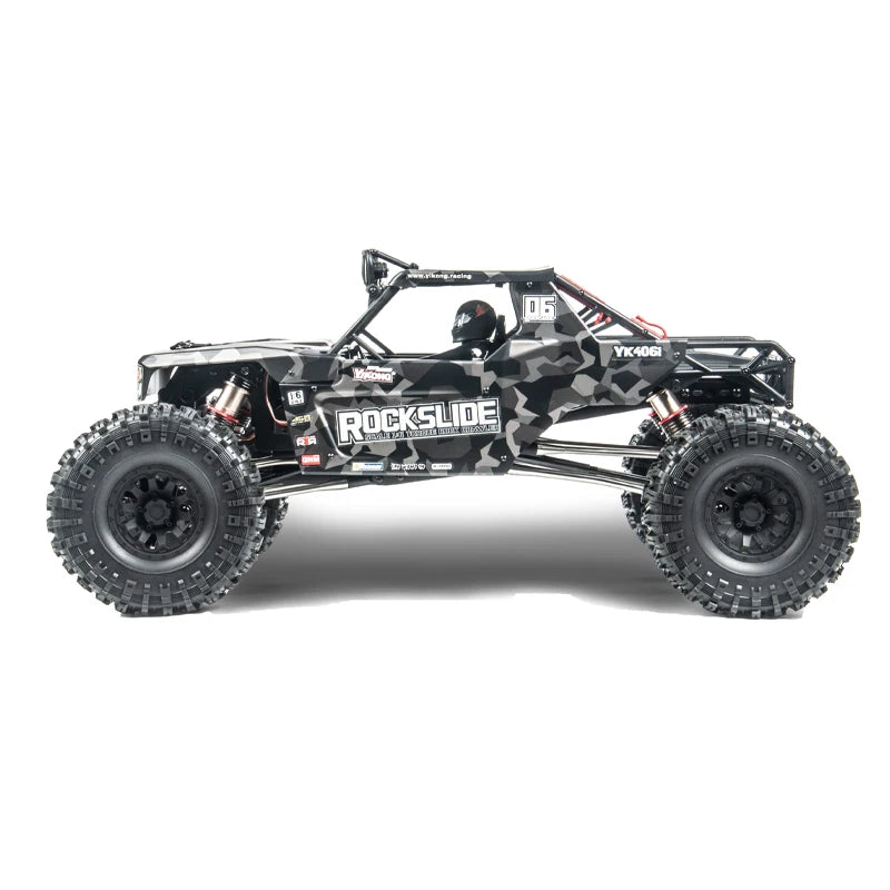 Yikong Yk4061 Rc Rock Crawler, vehículo todoterreno eléctrico 4x4 a escala 1:6, modelo de coche de control remoto con centro de gravedad bajo.