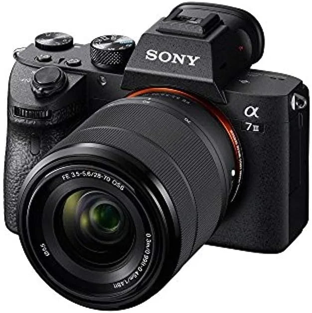 Cámara sin Espejo Sony Alpha 7 III Original, 24.20MP, Grabación 4K, Enfoque en Tiempo Real, Lente 28-60mm, A7M3, Cámara Portátil de Fotograma Completo