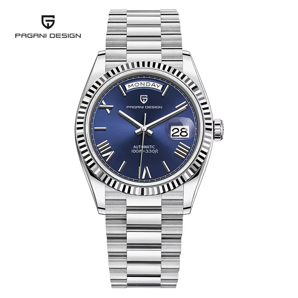 PAGANI DESIGN DD36 Rose Gold Mens Watches Mechanical Wristwatch Automatic Watch Man Fashion Waterproof AR Sapphire Mirror Clock