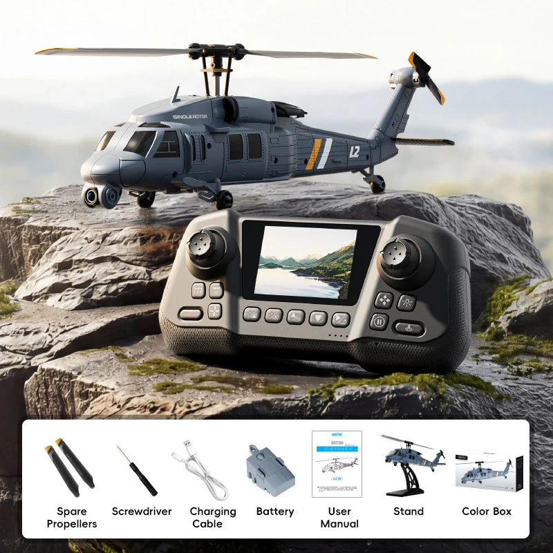 Nuevo Helicóptero RC L2 con Giroscopio de 6 Ejes, Cámara 8k, Mantenimiento de Altitud, Flujo Óptico, Control Remoto, Juguetes RC para Niños y Adultos