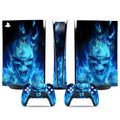 Adhesivo de vinilo protector para consola PS5 edición digital, set completo de cubierta para la consola y 2 controles