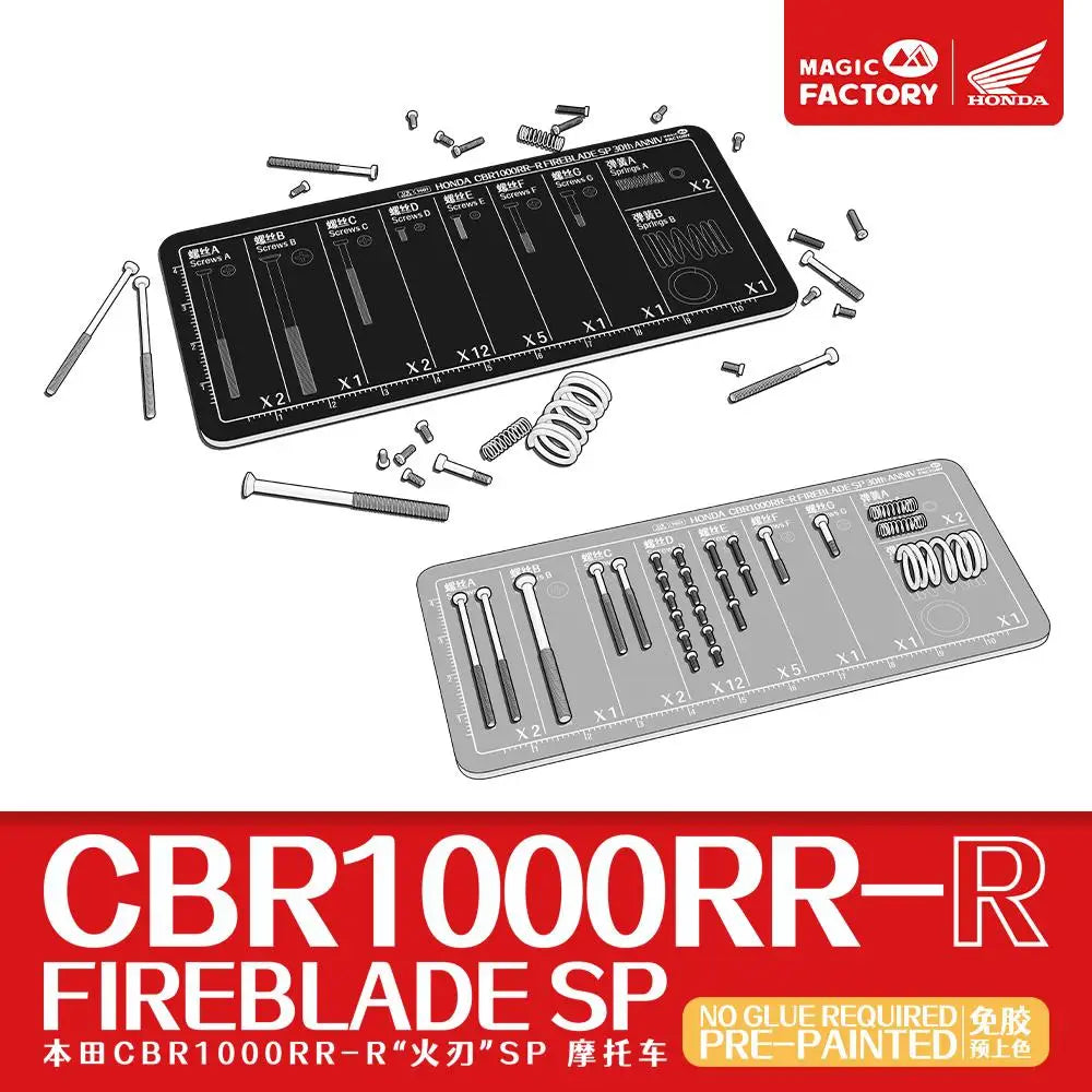MAGIC FACTORY 1402 1/9 Motocicletas CBR1000RR-R Fireblade SP (PRE-PINTADO)