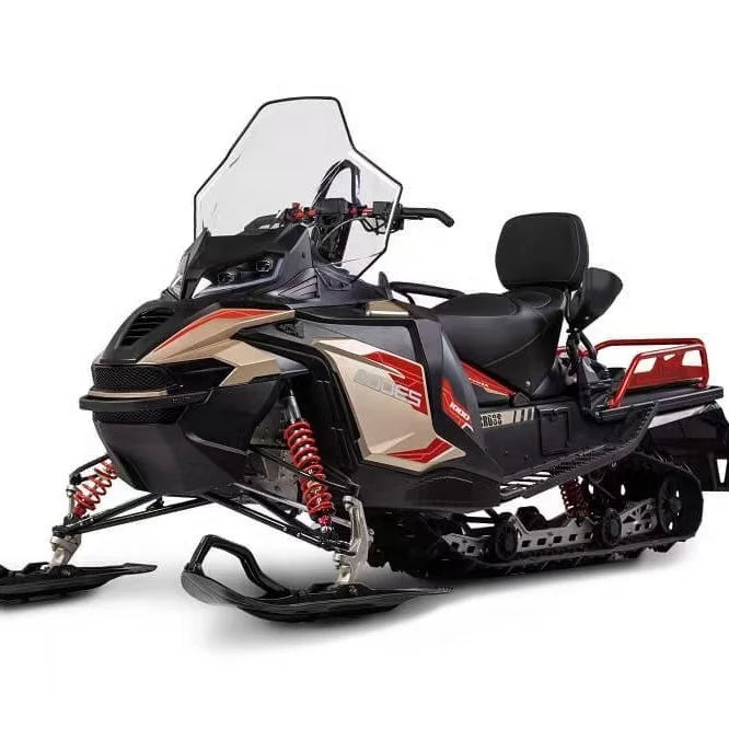 AODES SIBERIACROSS 1000 Moto de Nieve a Gasolina con Control Electrónico, Marcha Atrás, Freno de Disco Hidráulico, Scooter con Motor de 4 Tiempos y 1000cc