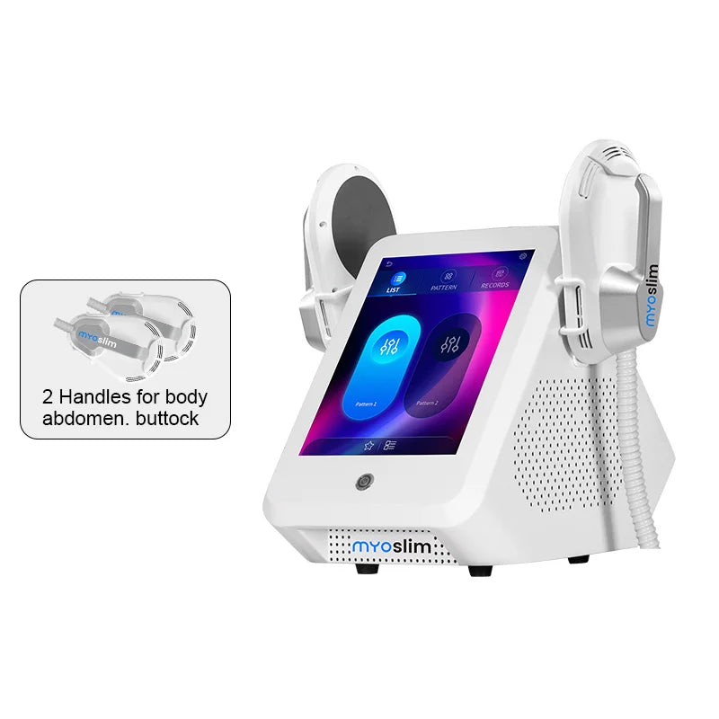 Máquina EMS Profesional para Adelgazar el Cuerpo, Estimulación Muscular, Pérdida de Peso, Terapia de Escultura Corporal, 4 Manijas, Quemador de Grasa Pélvica y de Glúteos