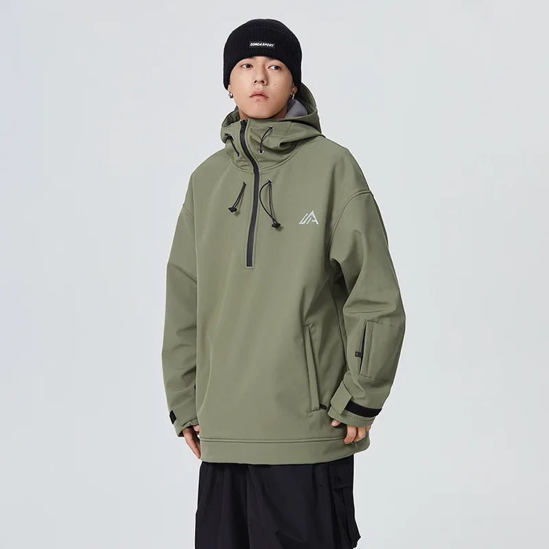 Sudadera con capucha para hombre y mujer, ropa de Snowboard, gruesa, cálida, profesional, impermeable, esquí, abrigo superior, Invierno