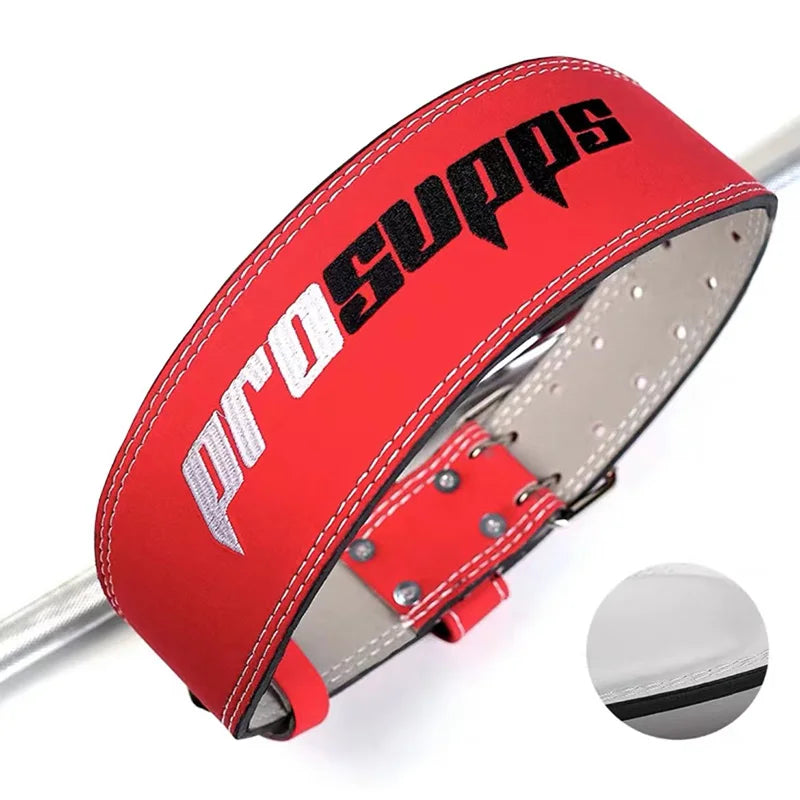 Cinturón de cuero para levantamiento de pesas, cinturón de entrenamiento físico, Protector Lumbar, sentadillas, peso muerto, culturismo, gimnasio, soporte para espalda