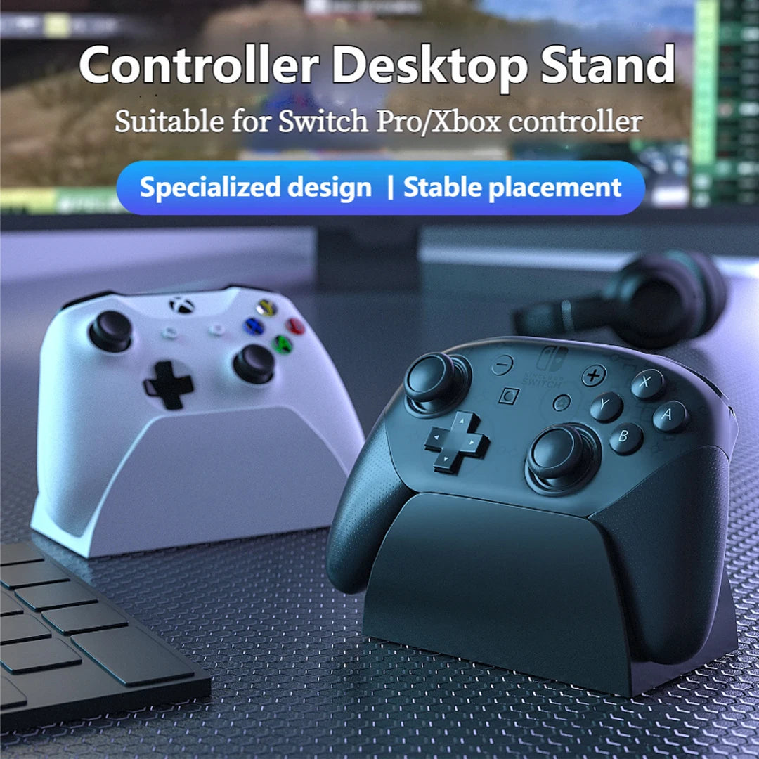 Soporte para controlador de juegos para Switch Pro / Xbox One, mando de plástico para mando de escritorio, soporte para mando de la serie Switch Pro/Xbox