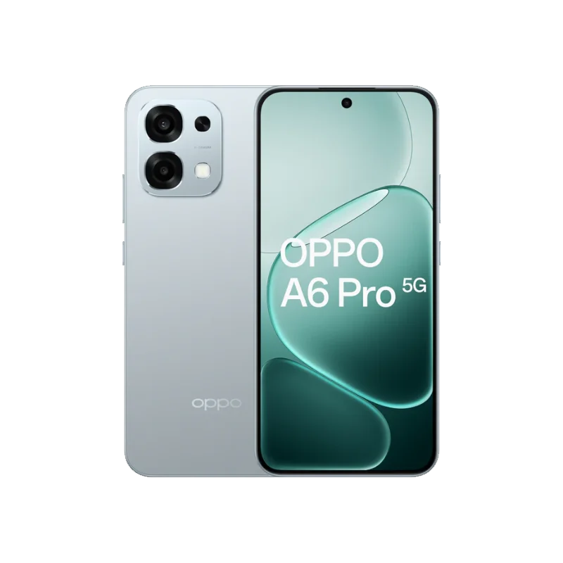 Smartphone - OPPO A6 Pro 5G, 8GB+256GB, versión UE, 6500mAh 80W, MTk Dimensity 6300, pantalla AMOLED ultrabrillante de 120Hz, cámara principal con IA de 50MP IP69