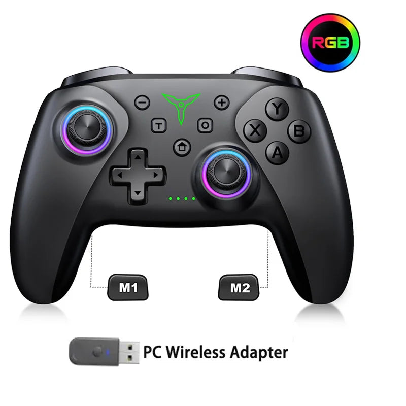 Control Inalámbrico BEBONCOOL para Switch 2 con Joystick y Doble Vibración, Compatible con Switch OLED/Lite, Control Remoto para Juegos