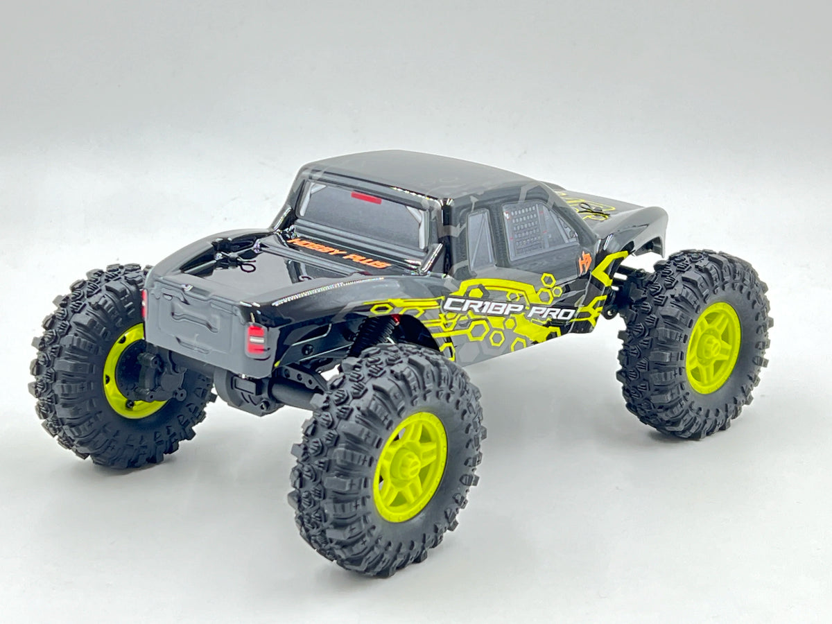 Juguetes en Stock en EE. UU. para Niños, Coche Todoterreno RC 1/18 2.4G RTR CR18P PRO 4WD, Vehículo de Control Remoto con Motor sin Escobillas y ESC, Regalos