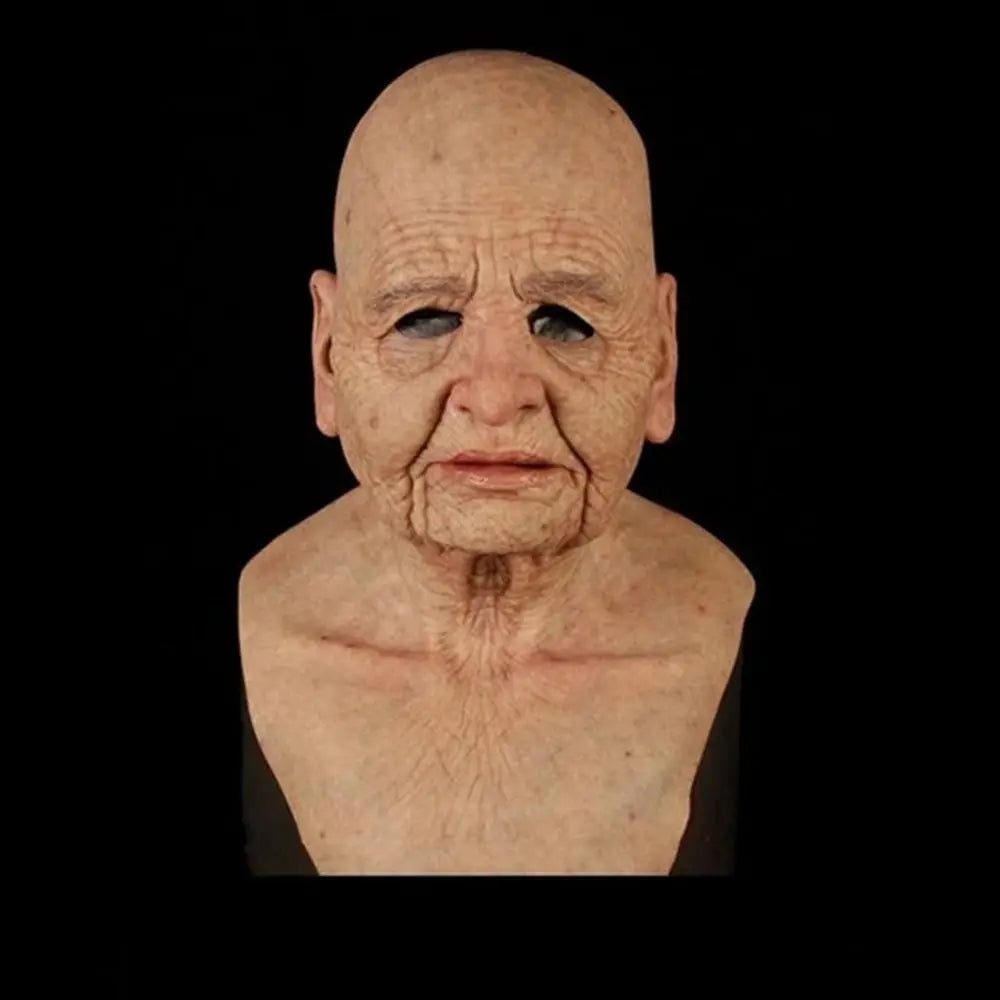 Máscara Realista de Anciano para Disfraz, Accesorio de Cosplay para Carnaval, Mardi Gras, Halloween, Fiesta de Disfraces, Decoración de Disfraces